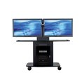 Avteq Single Display Av Cart, Supports Display GMP-300L-TT1